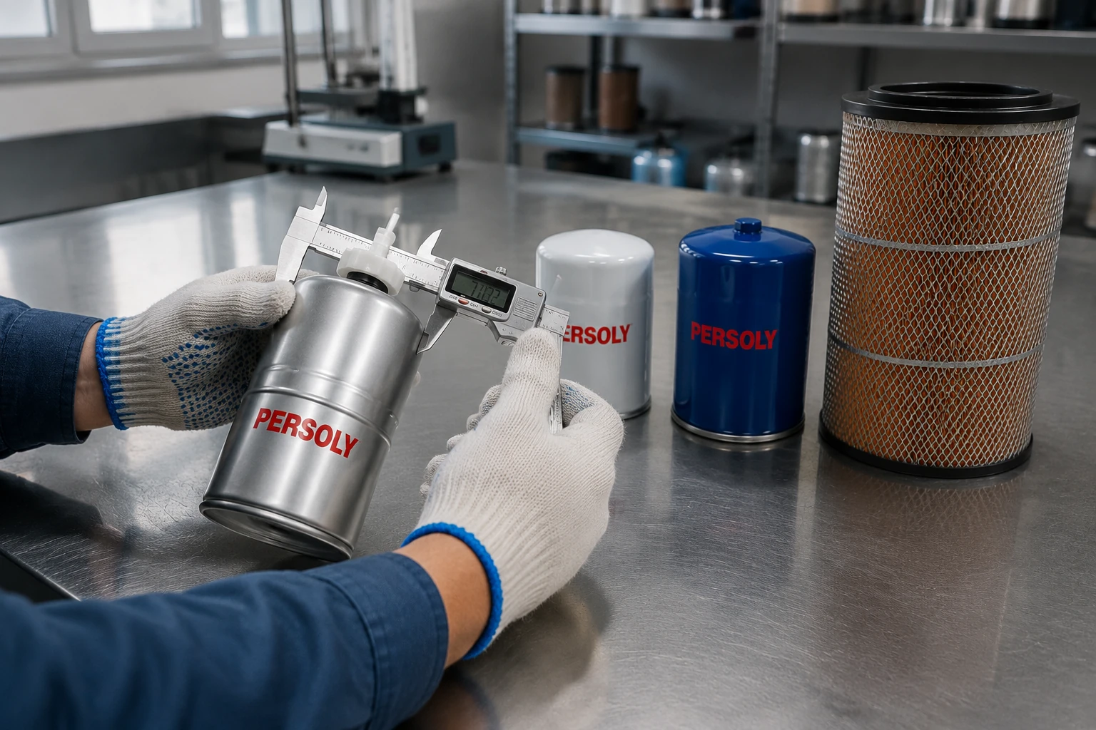 PERSOLY filter quality inspection