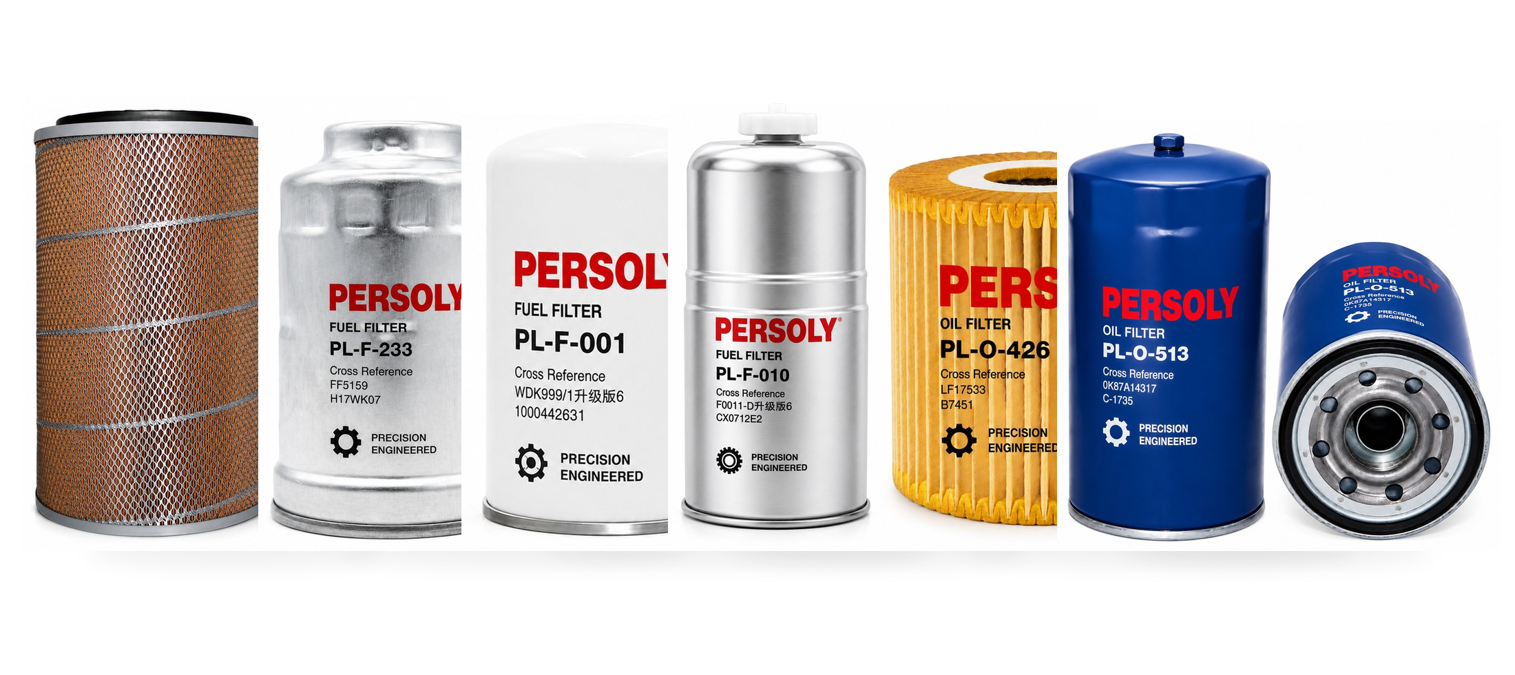 PERSOLY 滤清器产品系列展示