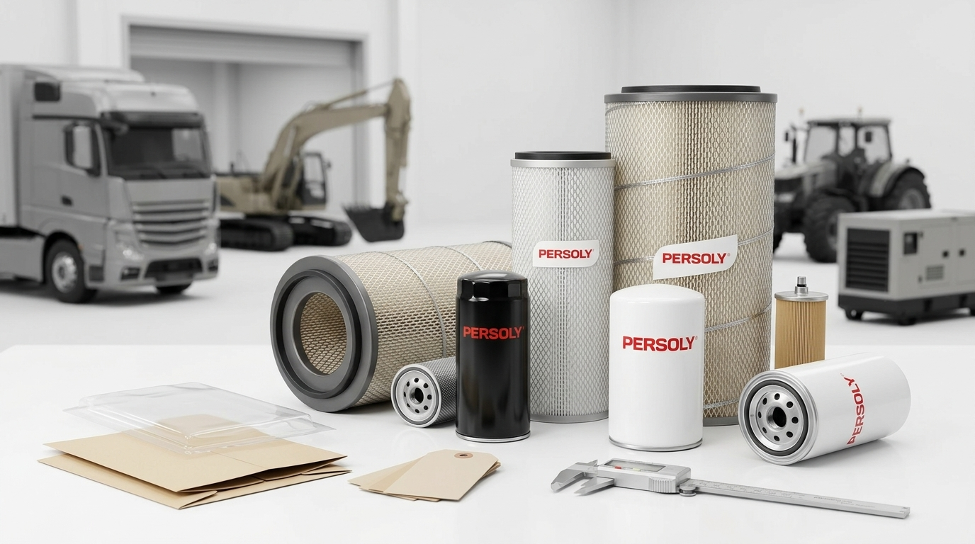 PERSOLY 按重卡、工程机械、农业设备和发电机组配套滤清器